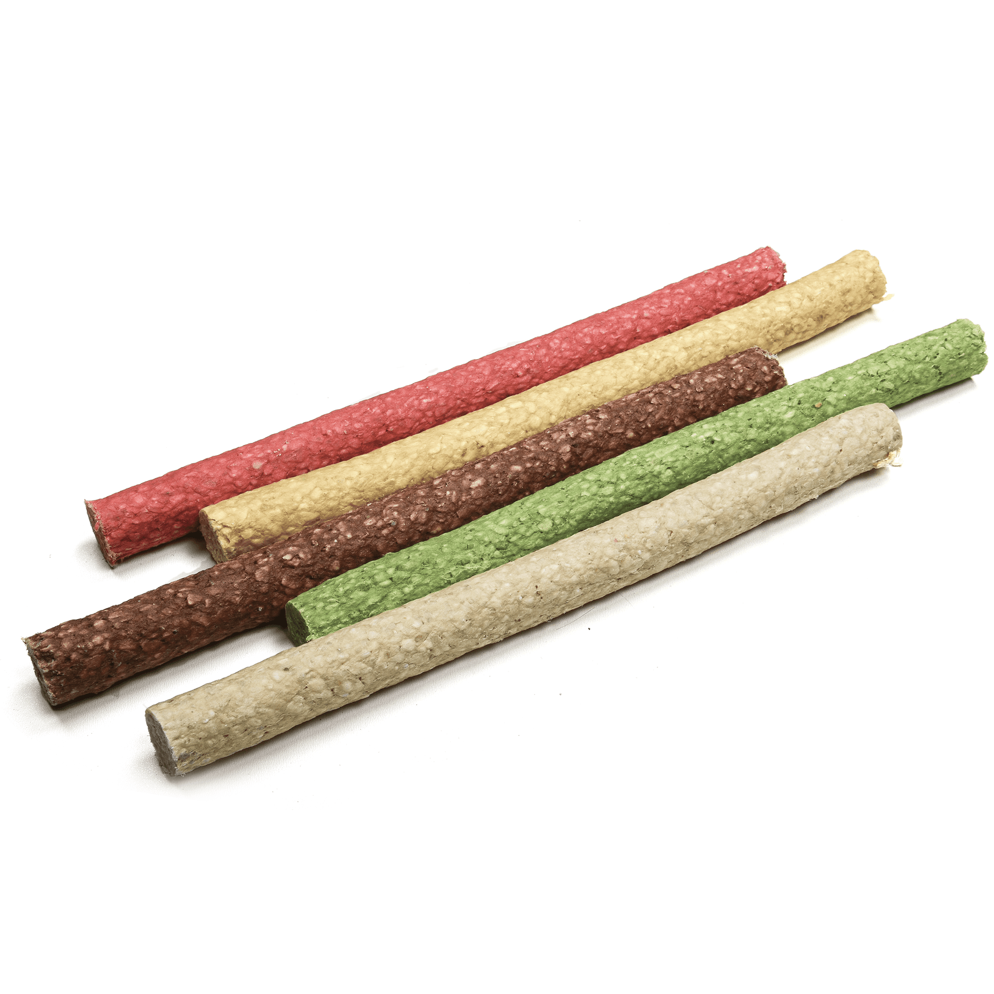 10" Multi-Colored Munchy Rawhide Rolls - Premium Feeders - Premium Feeders - Dog Treats