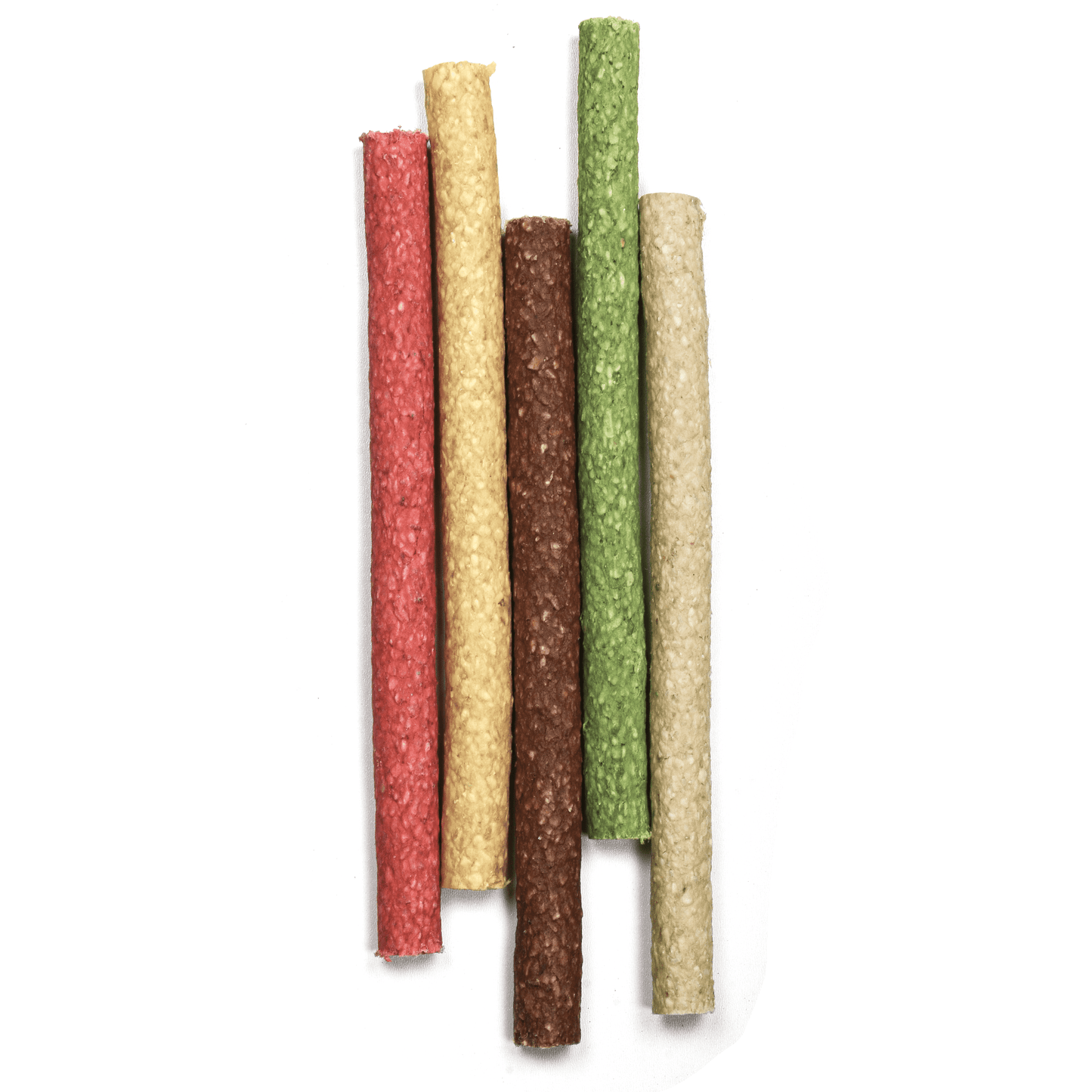 10" Multi-Colored Munchy Rawhide Rolls - Premium Feeders - Premium Feeders - Dog Treats