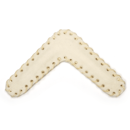 10” Rawhide White Boomerang - Premium Feeders - Premium Feeders - Dog Treats