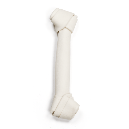 10” Rawhide White Knotted Bone - Premium Feeders - Premium Feeders - Dog Treats