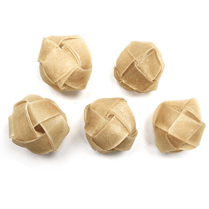 2” Rawhide Braided Ball - Premium Feeders - Premium Feeders - Dog Treats