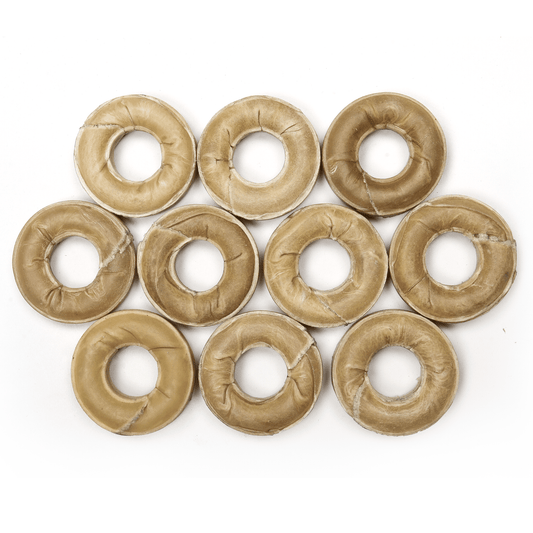 2.5” Rawhide Pressed Ring - Premium Feeders - Premium Feeders - Dog Treats