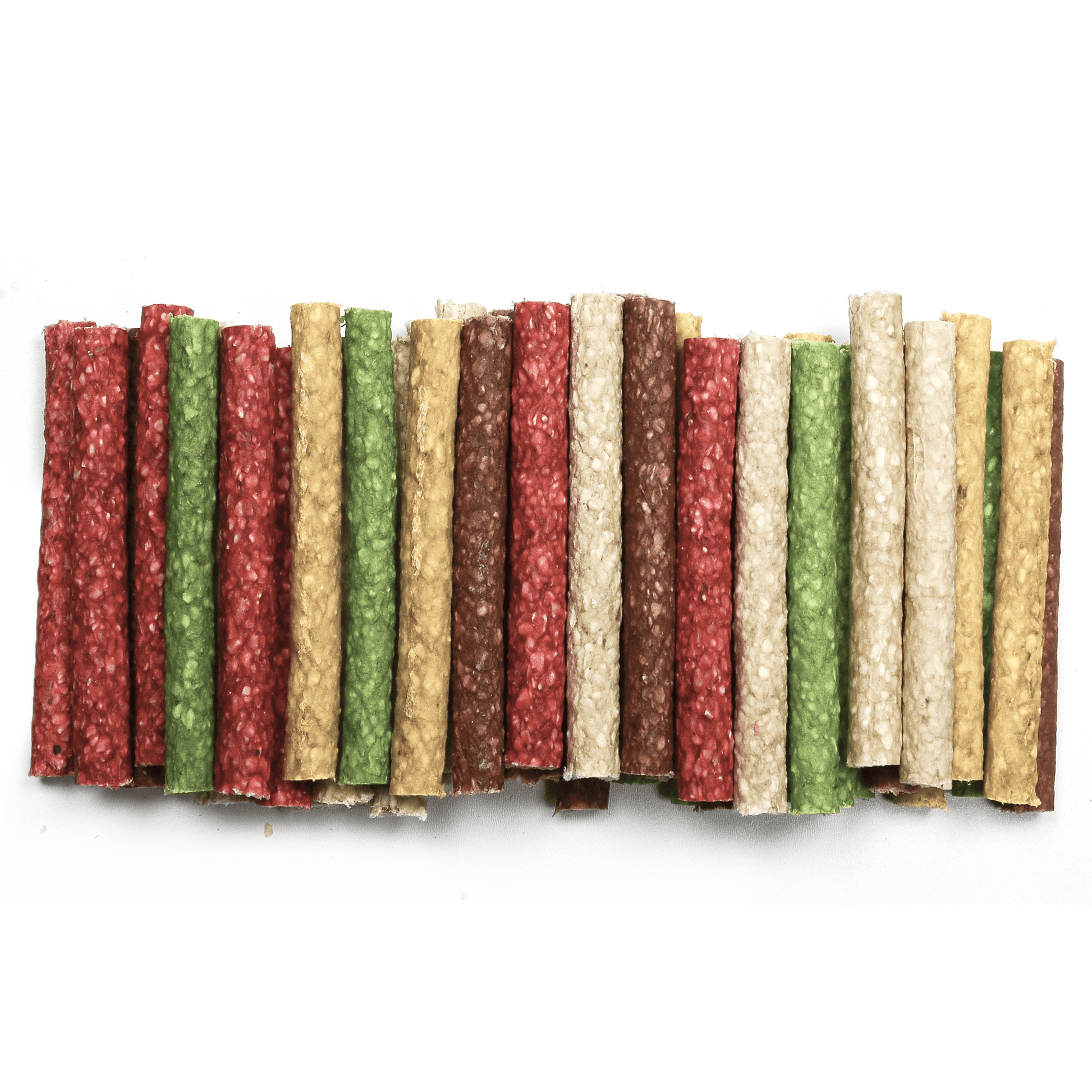 5" Multi-Colored Munchy Rawhide Rolls - 100 pack - Premium Feeders - Premium Feeders - Dog Treats