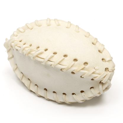 5" Rawhide White American Football - Premium Feeders - Premium Feeders - Dog Treats