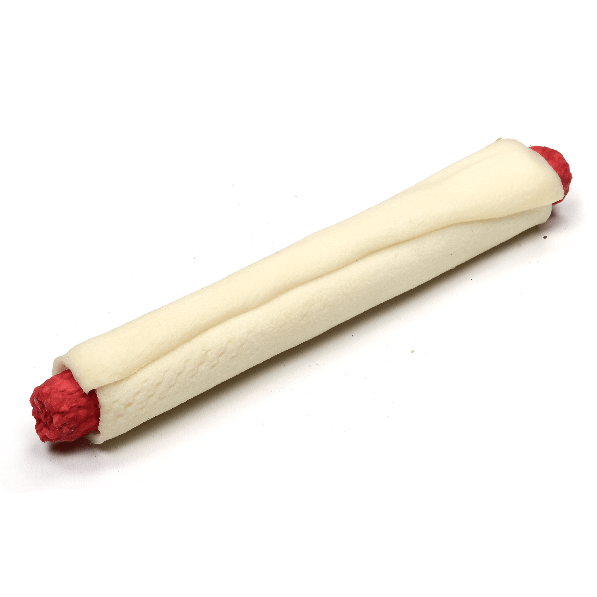 7” Rawhide White Hot-Dog - Premium Feeders - Premium Feeders - Dog Treats