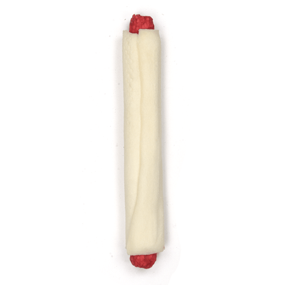 7” Rawhide White Hot-Dog - Premium Feeders - Premium Feeders - Dog Treats