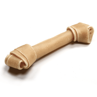 8” Rawhide Knotted Bone - Premium Feeders - Premium Feeders - Dog Treats