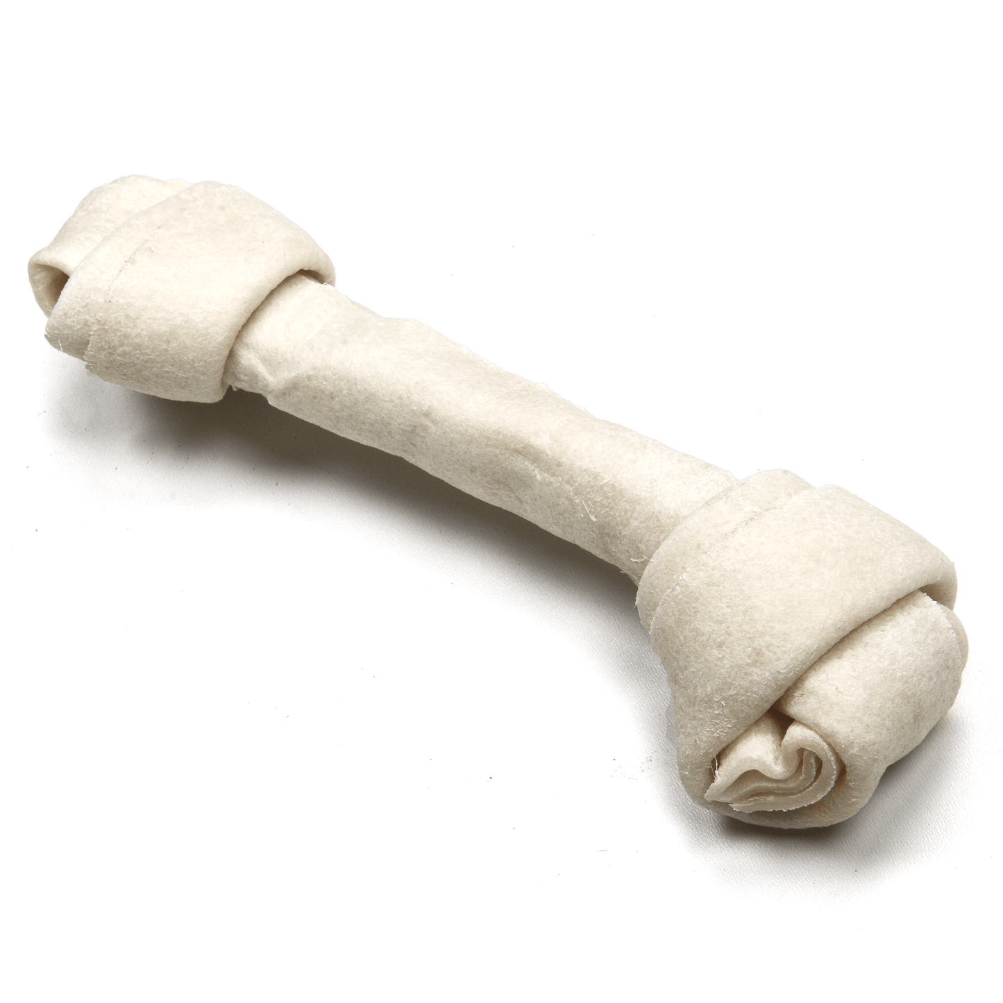 8” Rawhide White Knotted Bone - Premium Feeders - Premium Feeders - Dog Treats