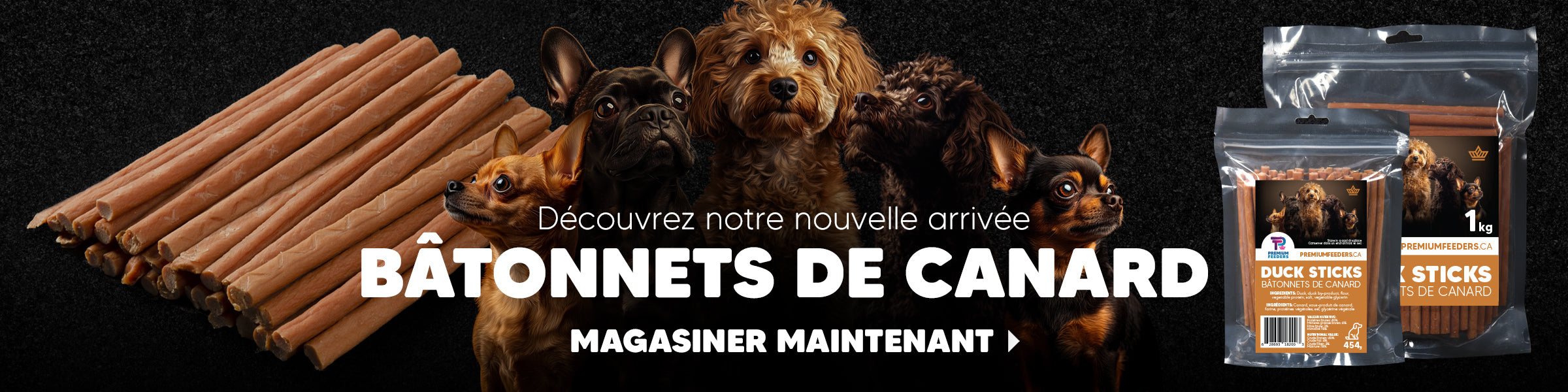 Premium Feeders - Os de chien, Boîte à Mastication, friandises pour chiens, friandises pour chats, os en cuir brut, vers de farine, larves de mouche soldat noire