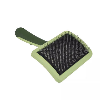 Curved Firm Slicker Dog Brush - Premium Feeders - Safari - Dog Grooming