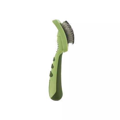 Curved Firm Slicker Dog Brush - Premium Feeders - Safari - Dog Grooming