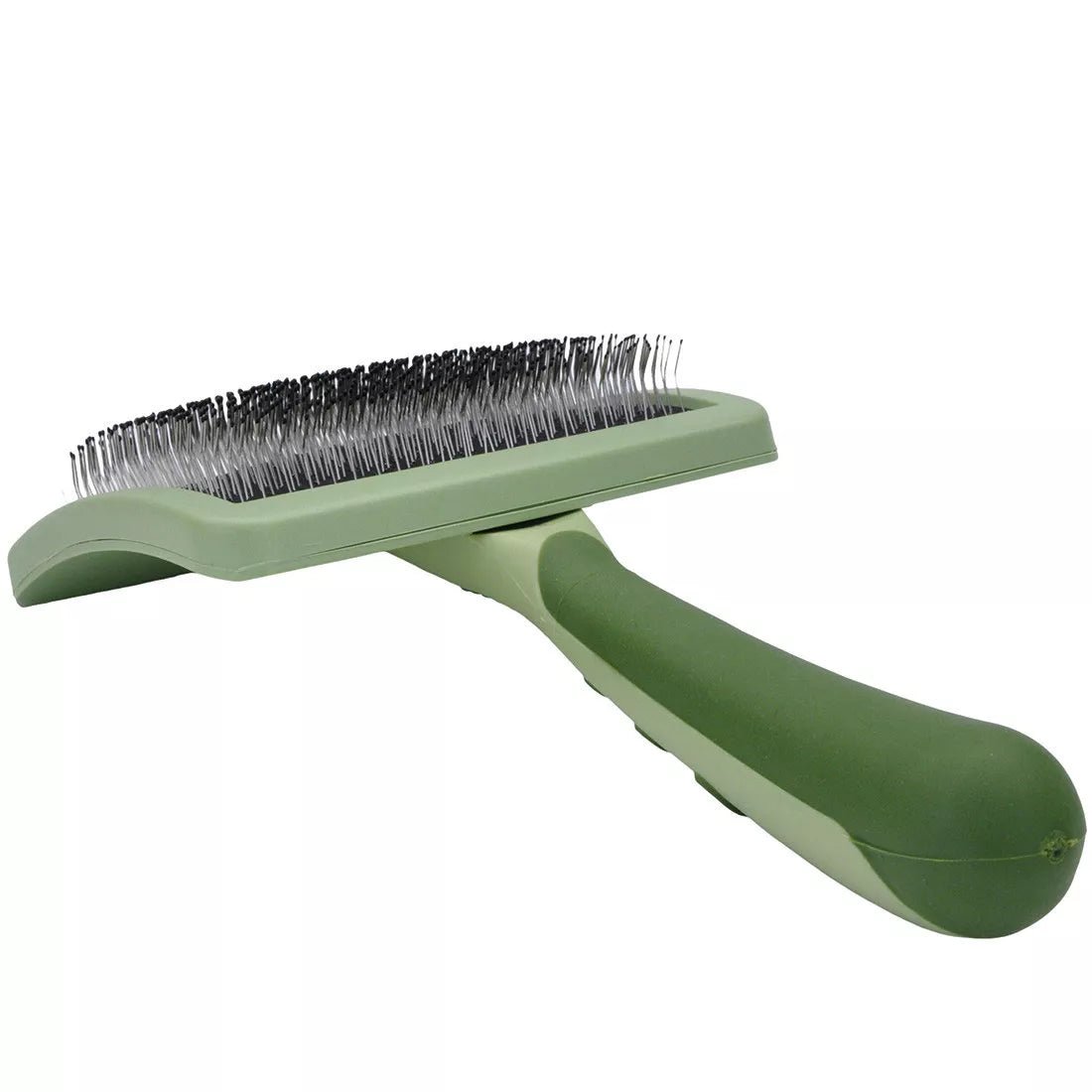 Curved Firm Slicker Dog Brush - Premium Feeders - Safari - Dog Grooming