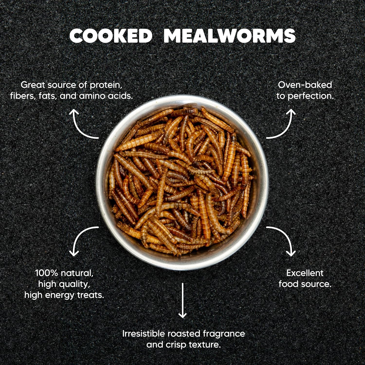 Dried Mealworms – 5lb - Premium Feeders - Premium Feeders - Mealworms