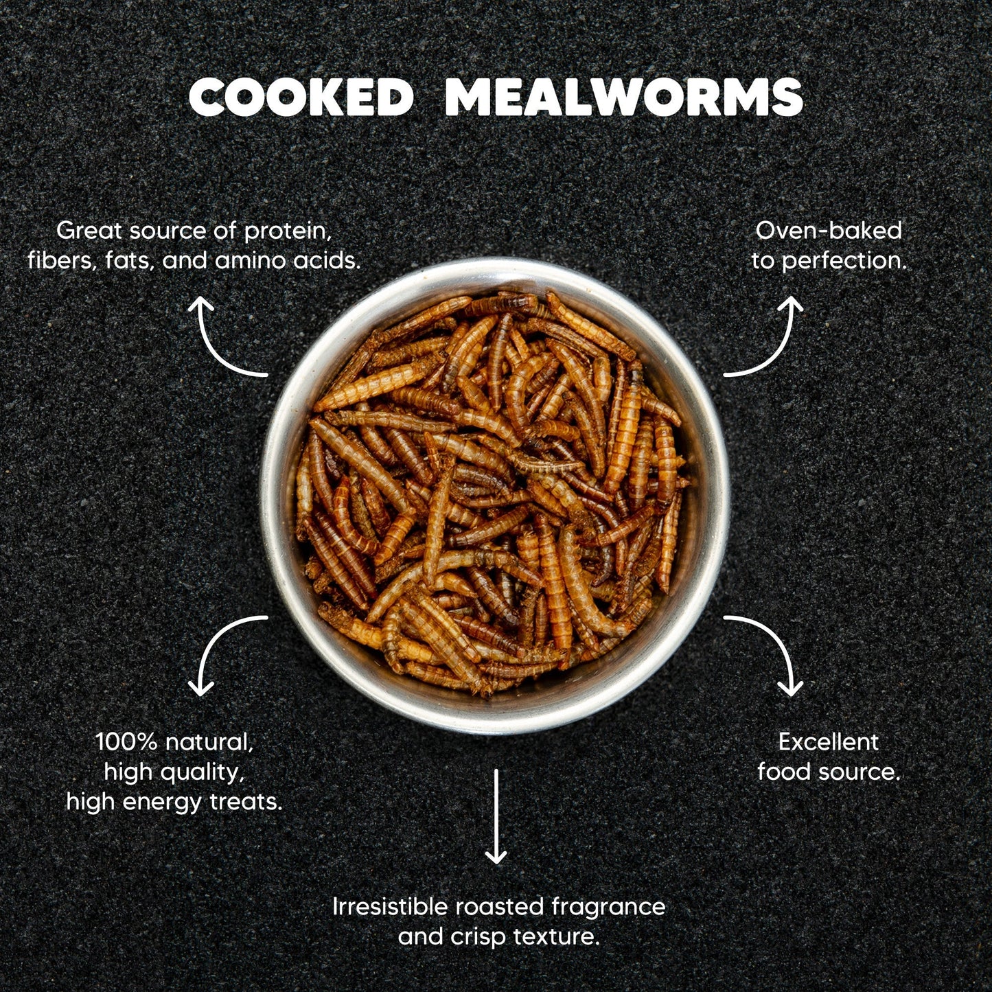 Dried Mealworms – 66lb - Premium Feeders - Premium Feeders - Mealworms