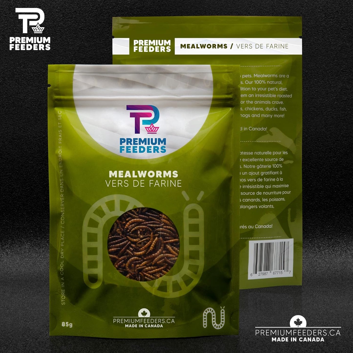 Dried Mealworms – 85g - Premium Feeders - Premium Feeders - Mealworms