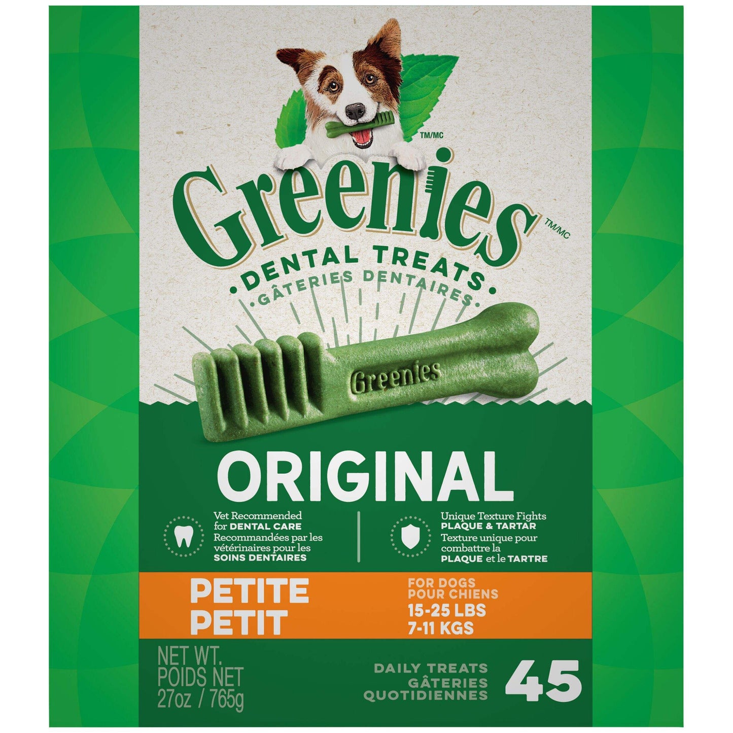 GREENIES Original Petite Dental Treats - 765g - Premium Feeders - Greenies - Dog Dental Treats