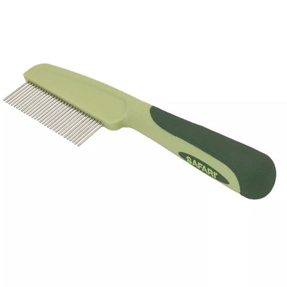 Medium Dog Comb with Rotating Teeth - Premium Feeders - Safari - Dog Grooming