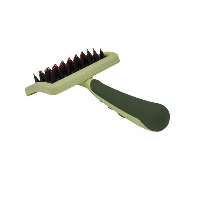 Nylon Coated Tip Dog Brush for Shorthaired Breeds - Premium Feeders - Safari - Dog Grooming