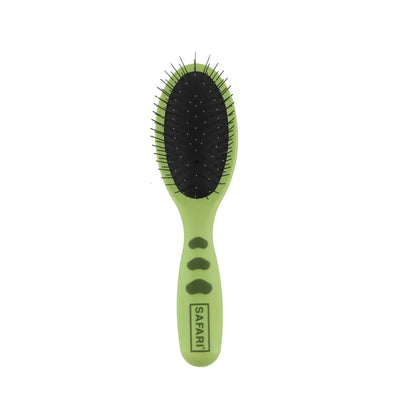 Pin and Bristle Combo Dog Brush - Premium Feeders - Safari - Dog Grooming