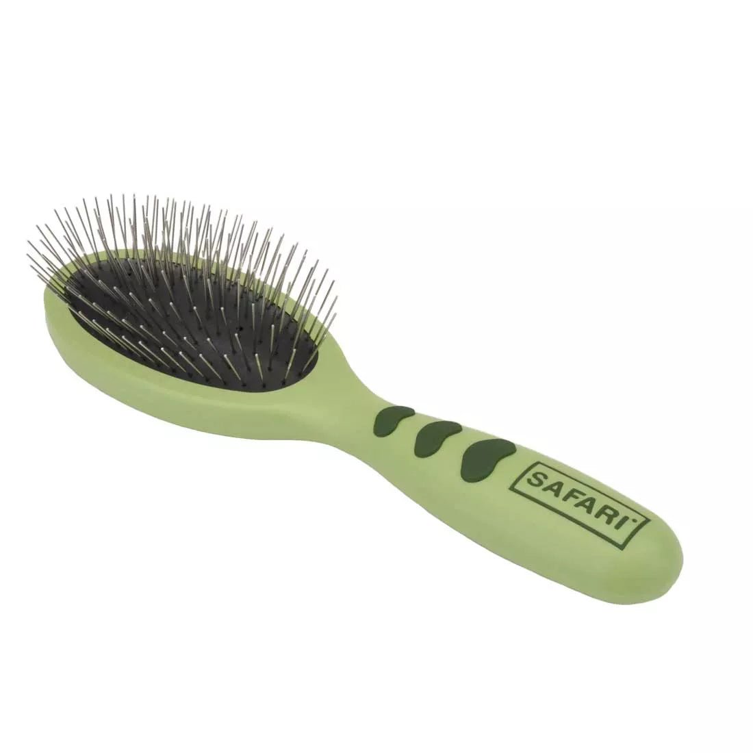 Wire Pin Brush With Plastic Handle - Premium Feeders - Safari - Dog Grooming